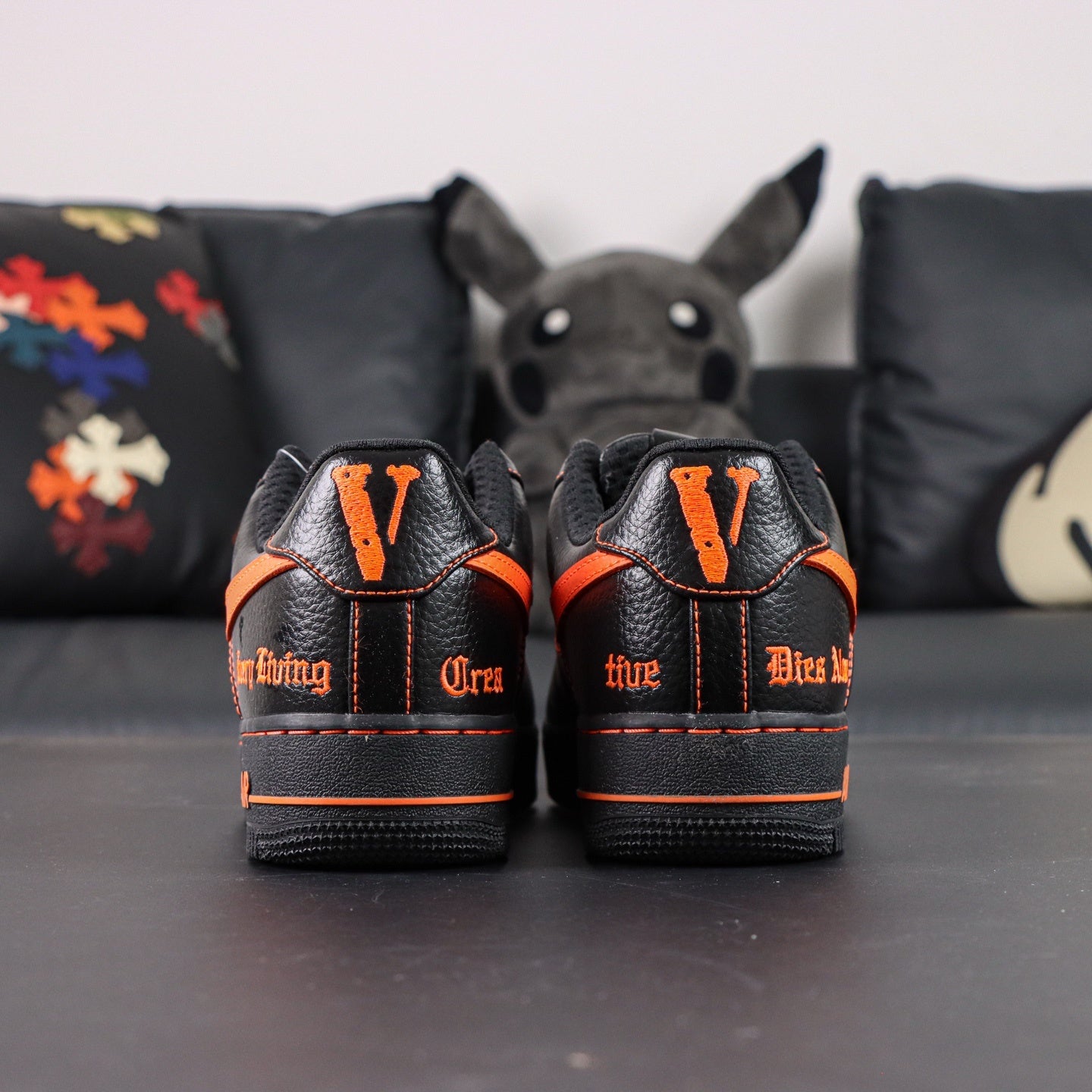 Nike Air Force 1 Low x VLONE 'Black Total Orange'