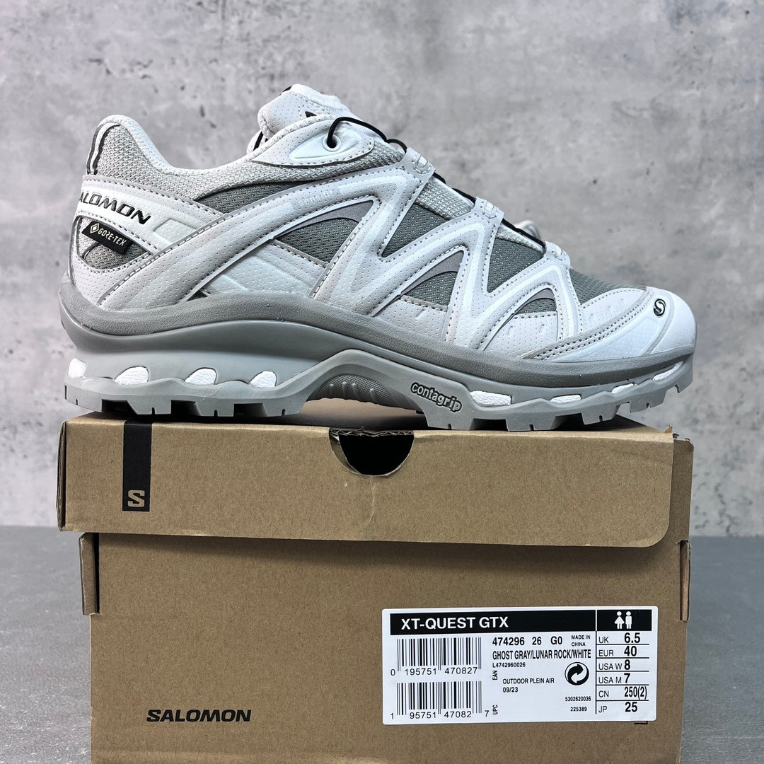 SALOMON-XT-Quest GTX 'Ghost Gray Lunal Rock White'