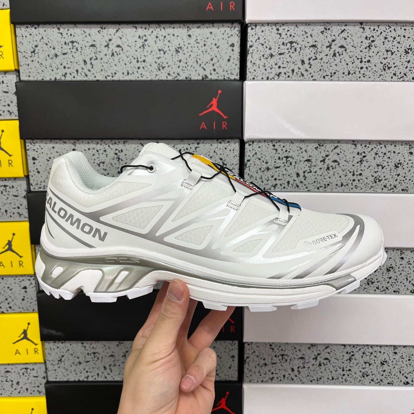 SALOMON-XT-6 Gore-Tex 'White Ftw Silver'
