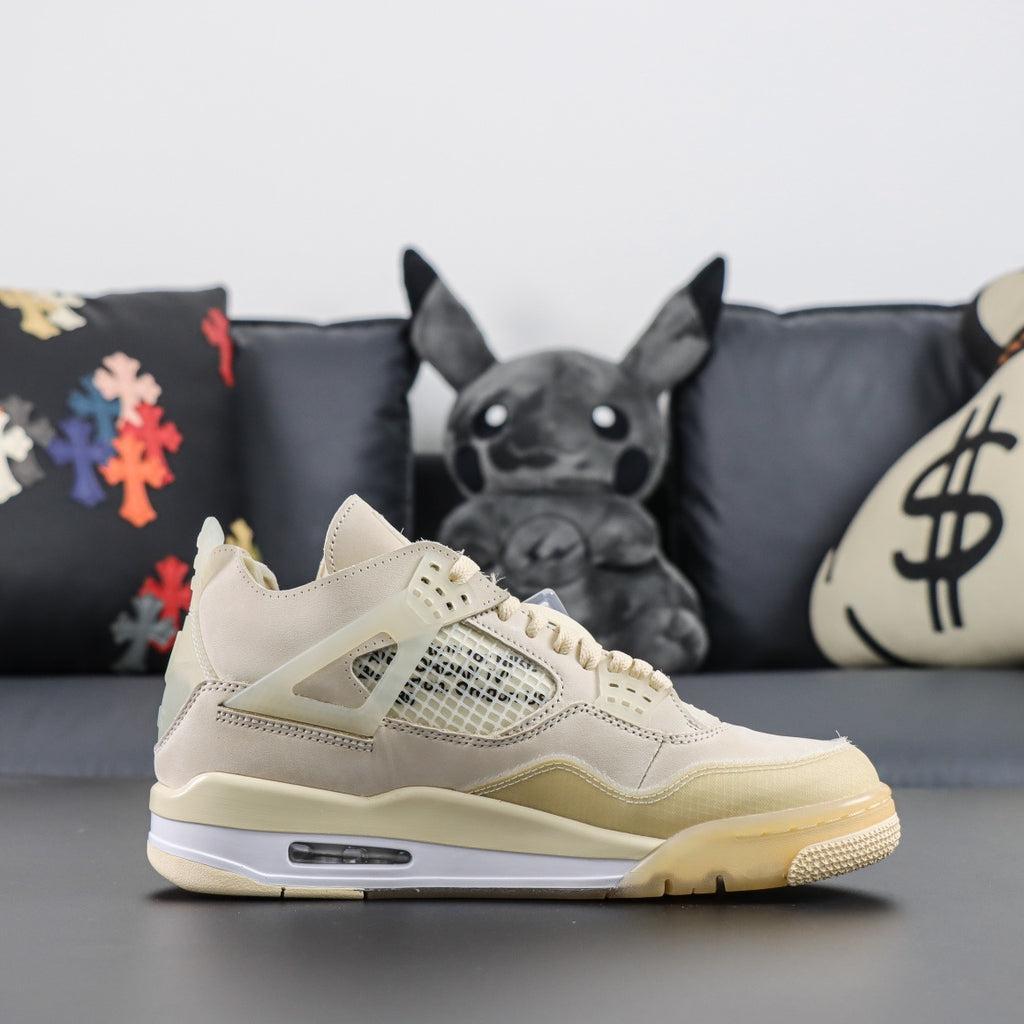 Jordan 4 x Off-White 'Sail'