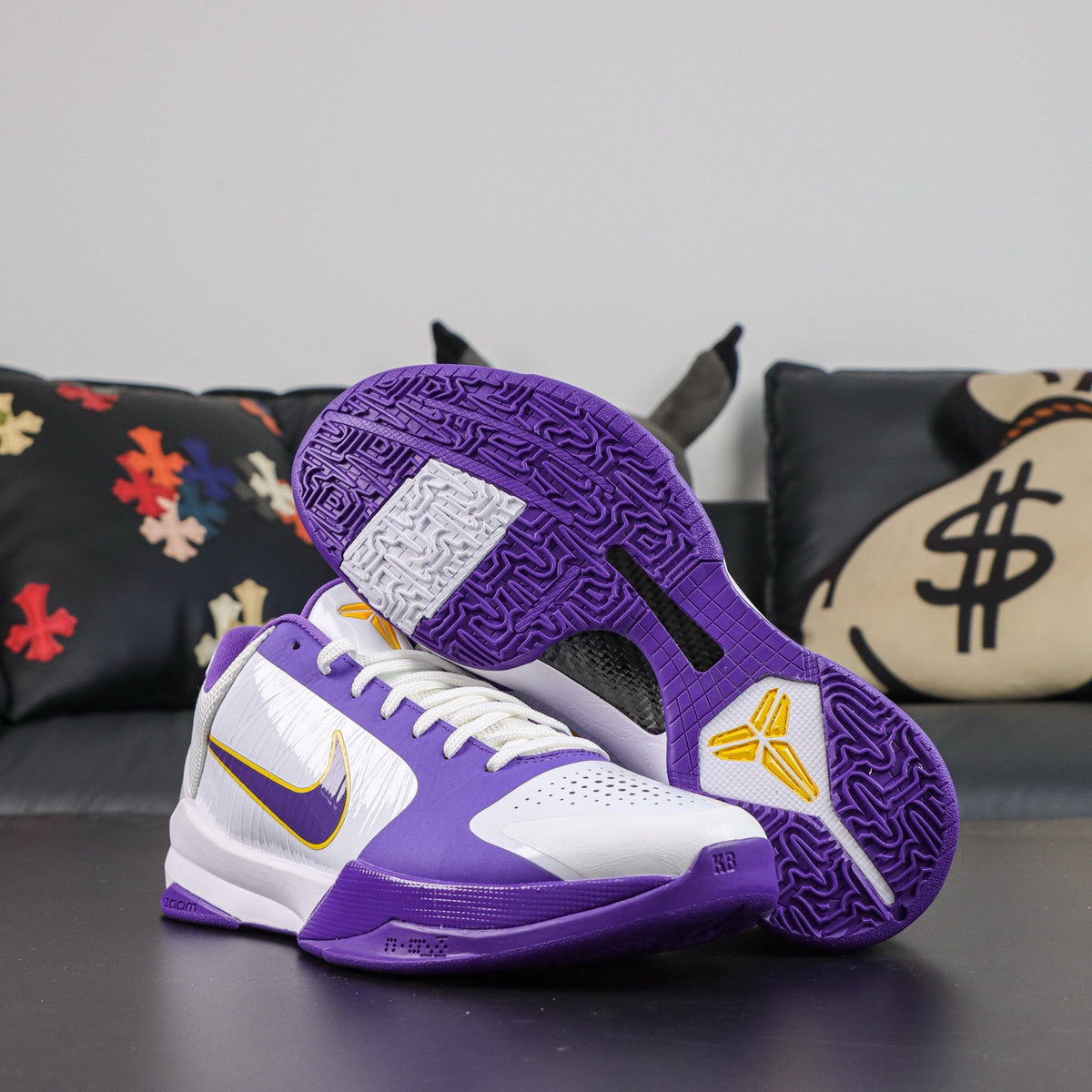 Kobe 5 Protro LSU PE White