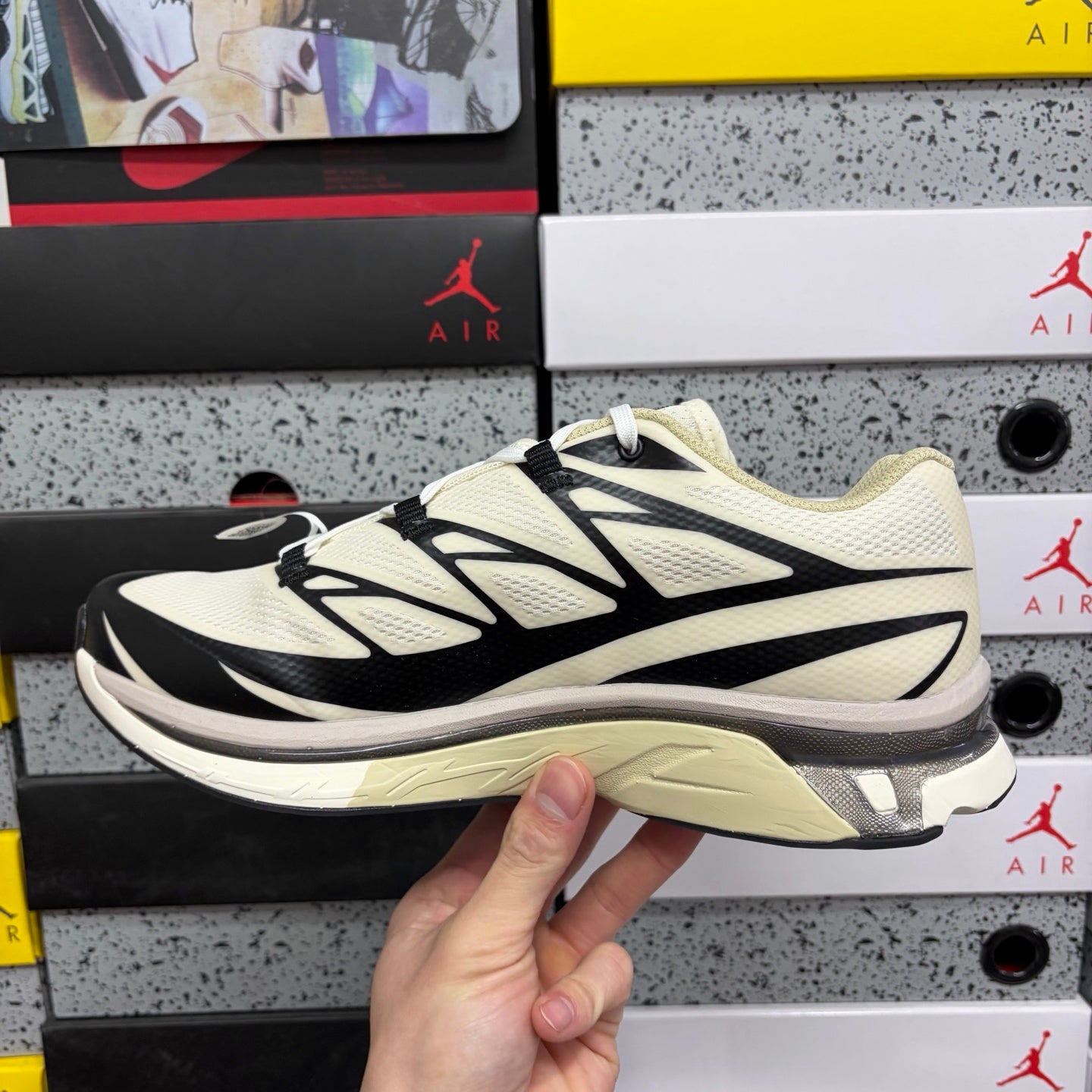 SALOMON-XT-MM6 Maison Margiela 'Vanilla Ice Black Green Haze'
