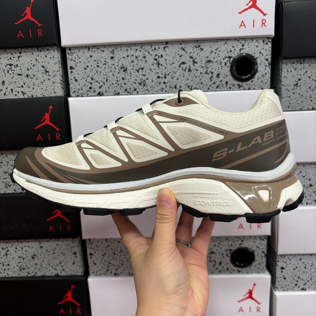 SALOMON-XT-6 'Almond Milk Portabella'