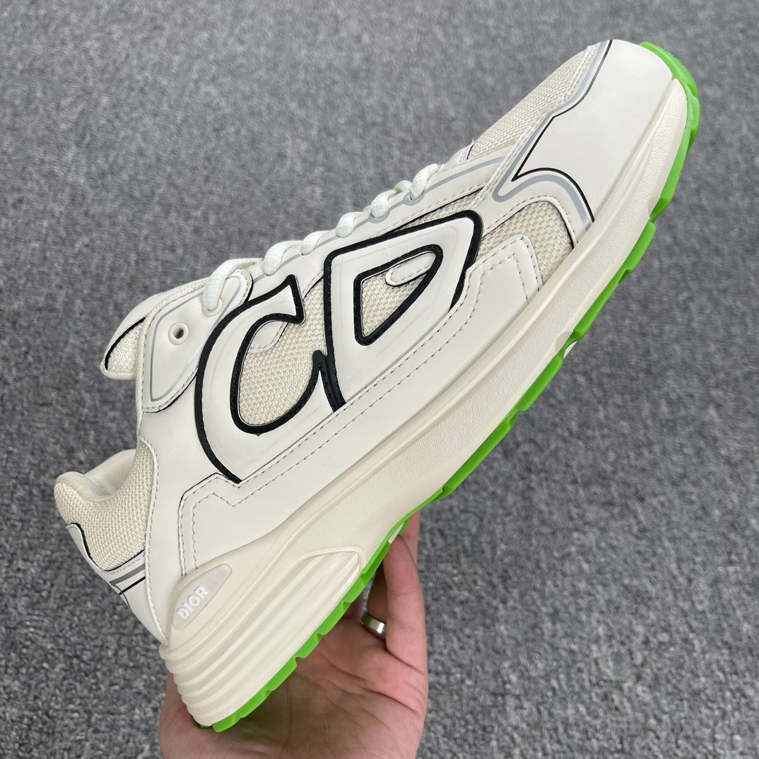 DIOR B30 SNEAKER Cream / Green