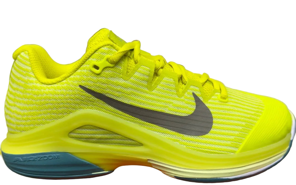 NIKE COURT AIR ZOOM VAPOR PRO12 HC Premium High Voltage Luminous Green Mineral Teal Cave Stone