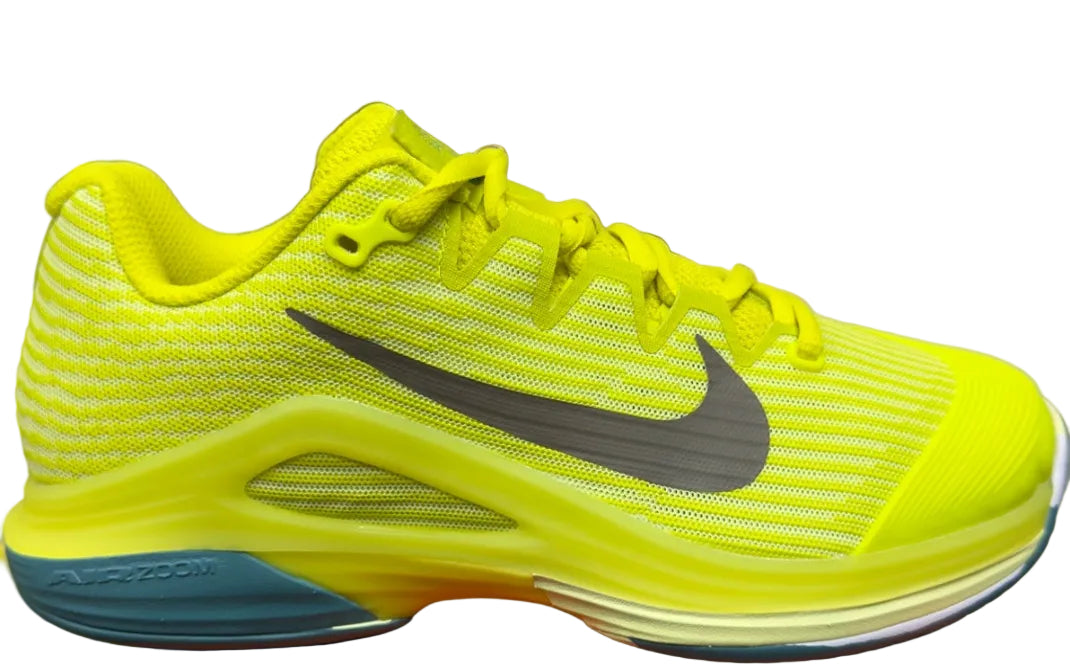 NIKE COURT AIR ZOOM VAPOR PRO12 HC Premium High Voltage Luminous Green Mineral Teal Cave Stone