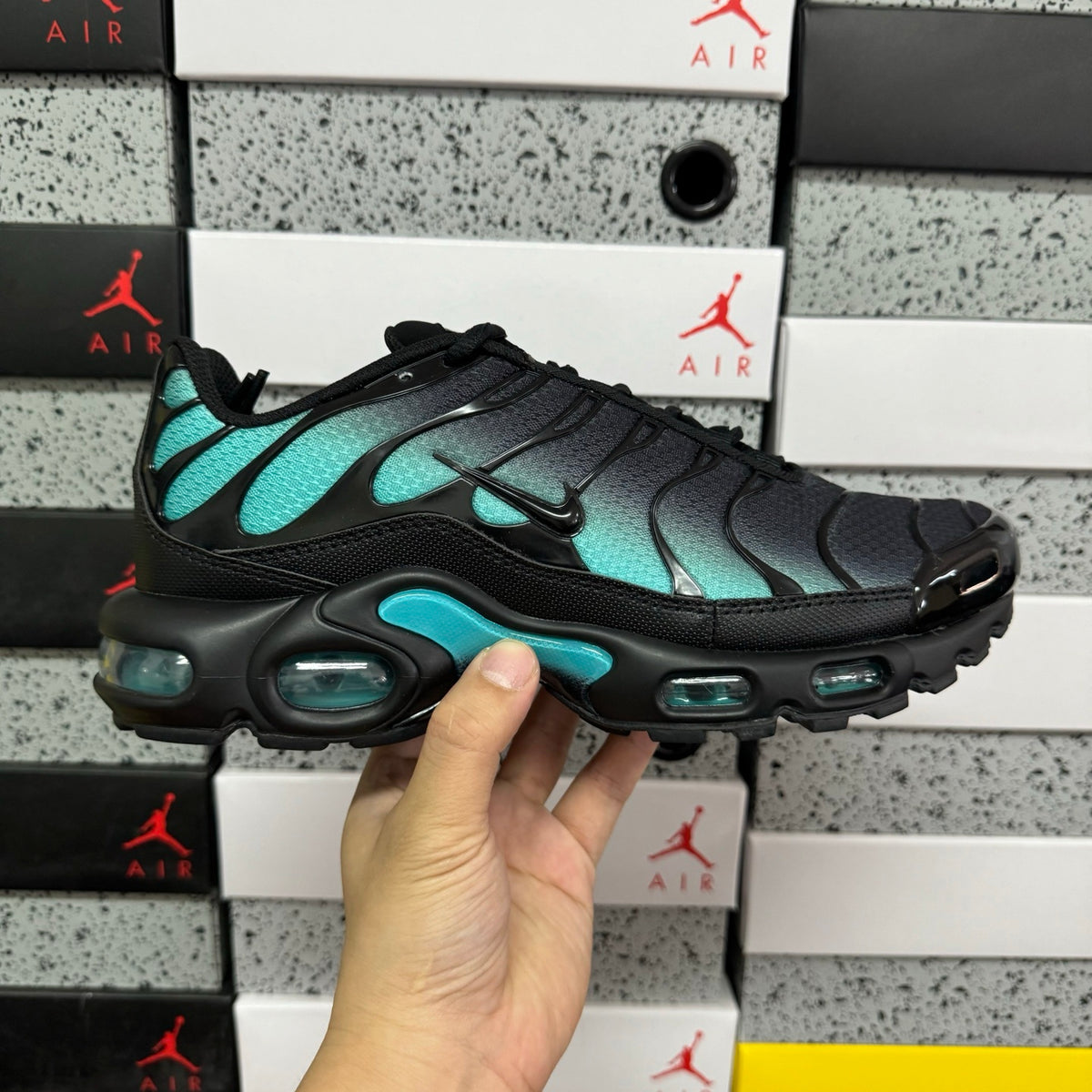 NIKE AIR MAX PLUS Black Dusty Cactus
