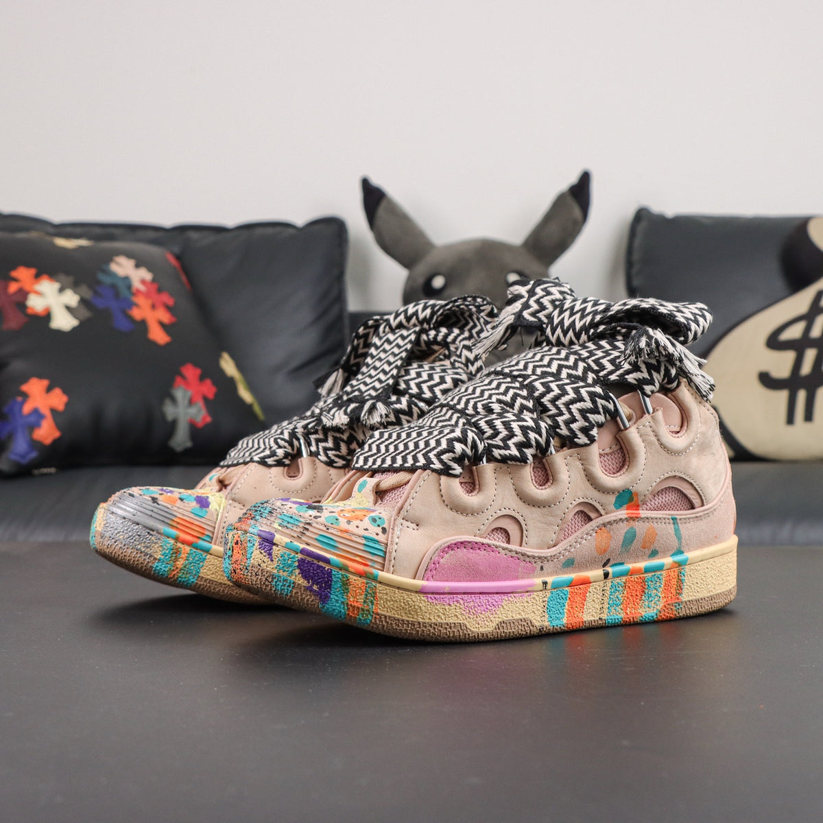 LANVIN SNEAKER X Gallery Dept Pale Pink / Multi-Color