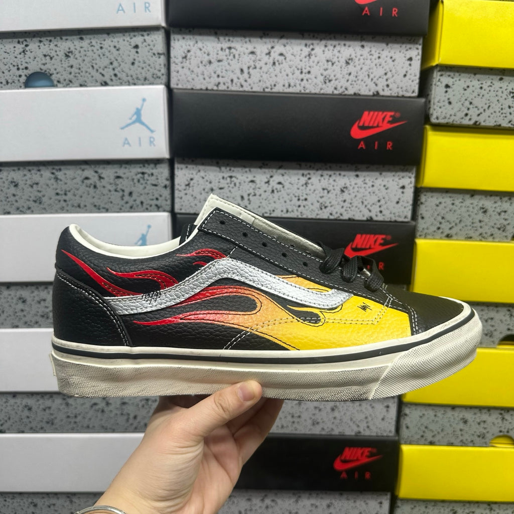 VANS OLD SKOOL ARCHIVE FLAME BLACK WHITE