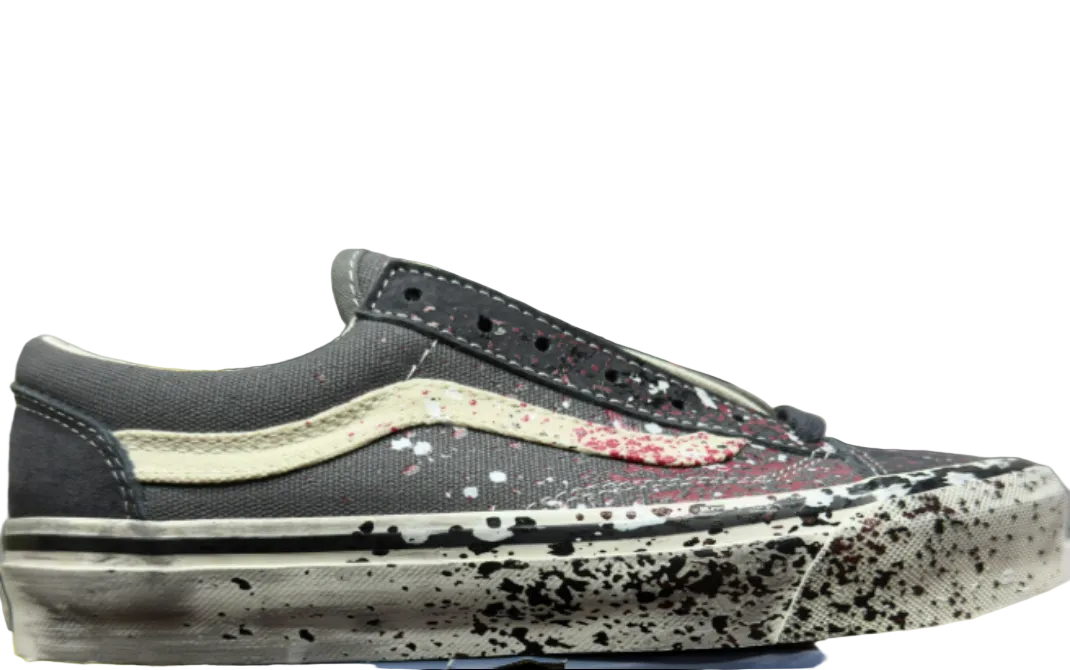VANS SK8-LOW PAINT SPLATTER CHARCOAL GREY