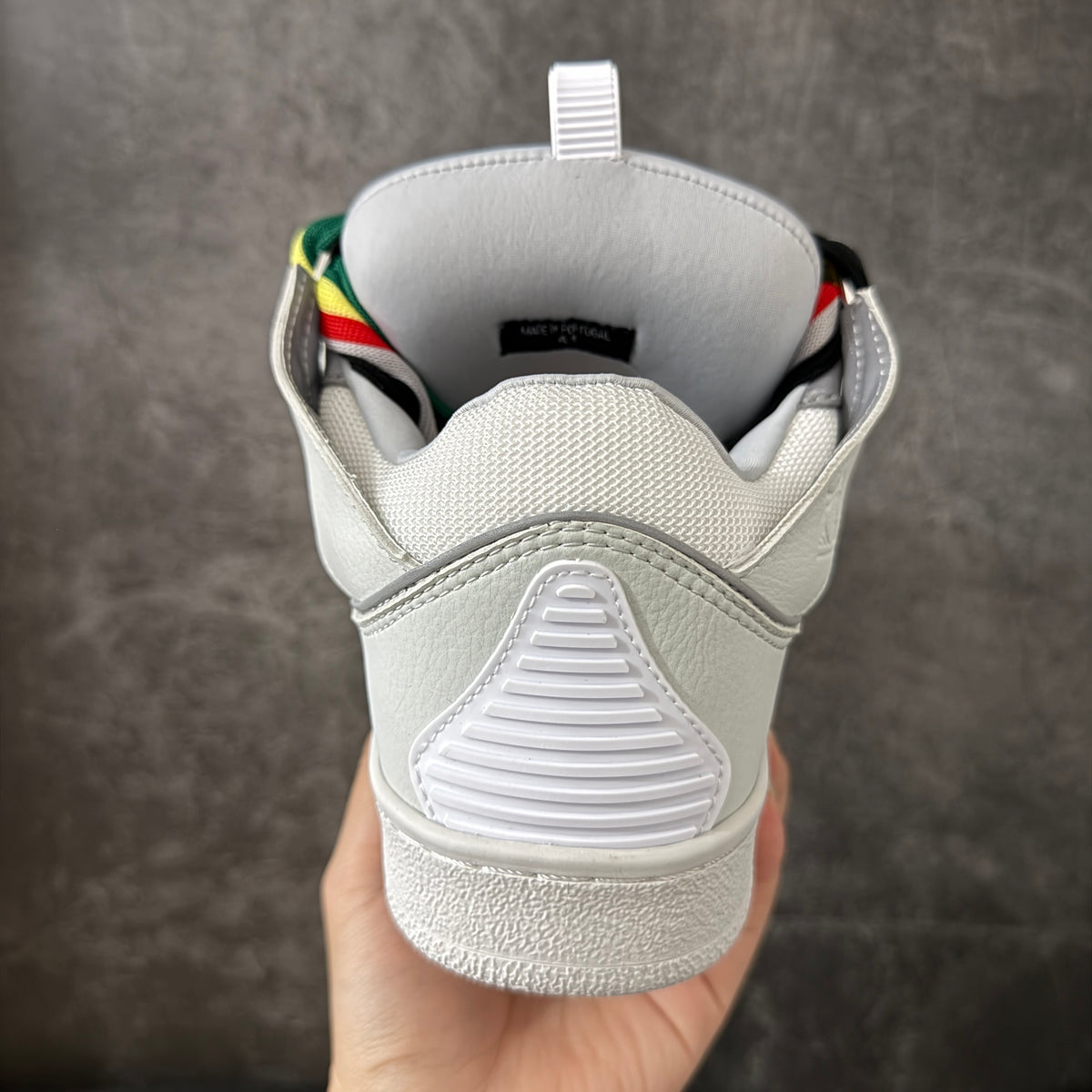 LANVIN CURB SNEAKER white and multicolor