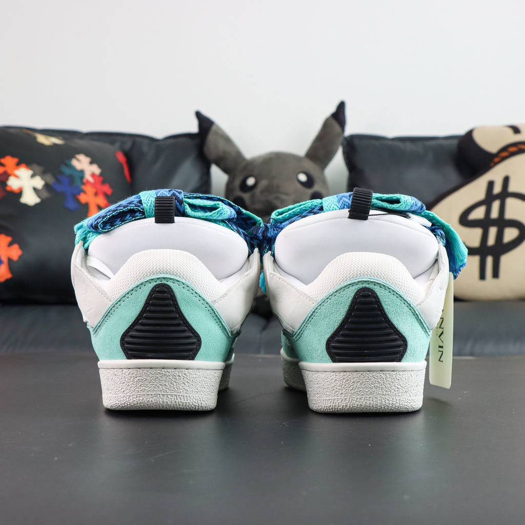 LANVIN SNEAKER white, blue, and green