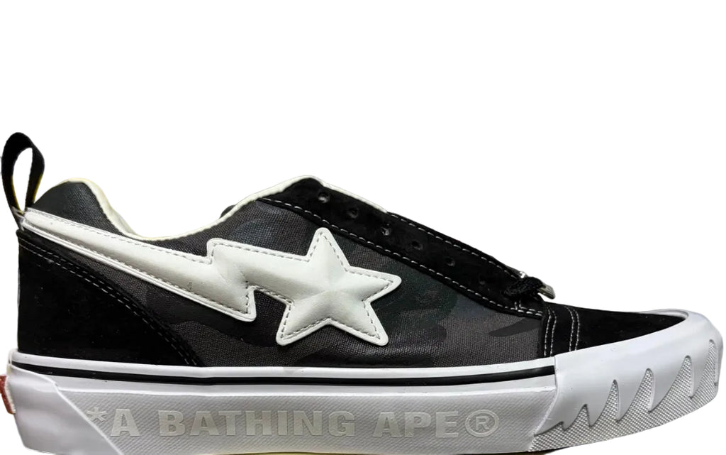 VANS  LXKNU SKOOL TB BAPE BLACK CAMO