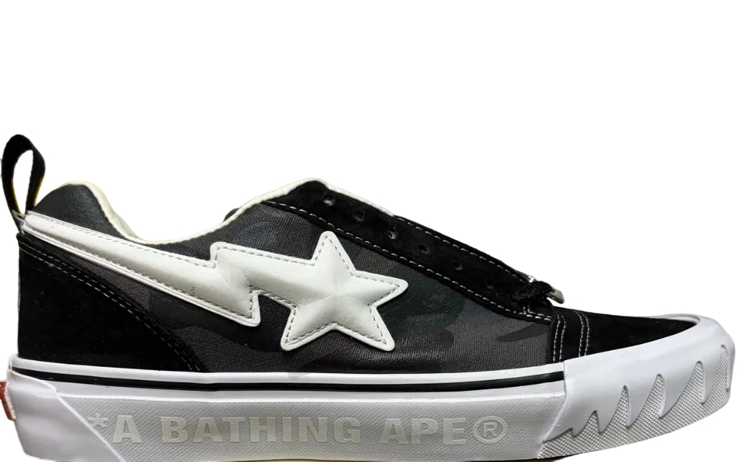 VANS  LXKNU SKOOL TB BAPE BLACK CAMO