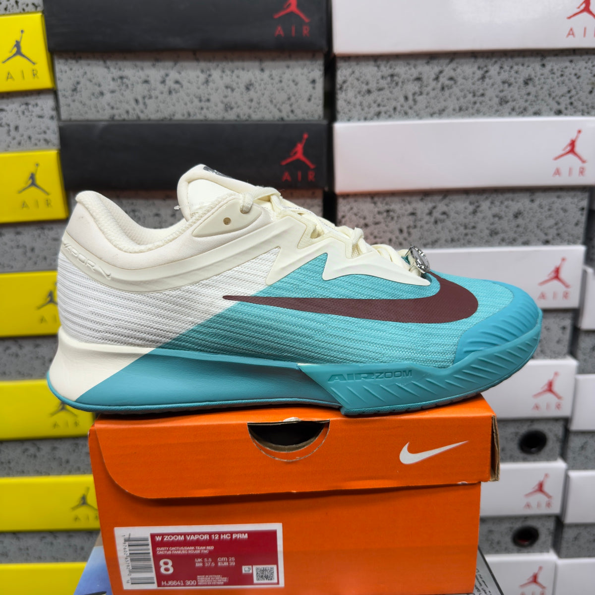 NIKE COURT AIR ZOOM VAPOR PRO 3 HC Dusty Cactus Dark Team Red