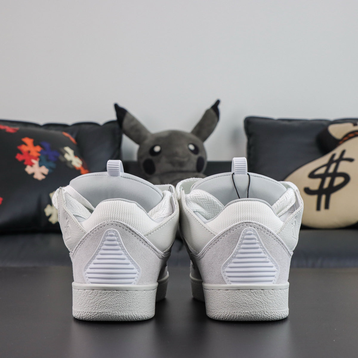 LANVIN CURB SNEAKER TRIPLE WHITE