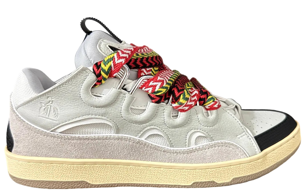 LANVIN CURB SNEAKER white and multi-colorway, inspired by 1990s