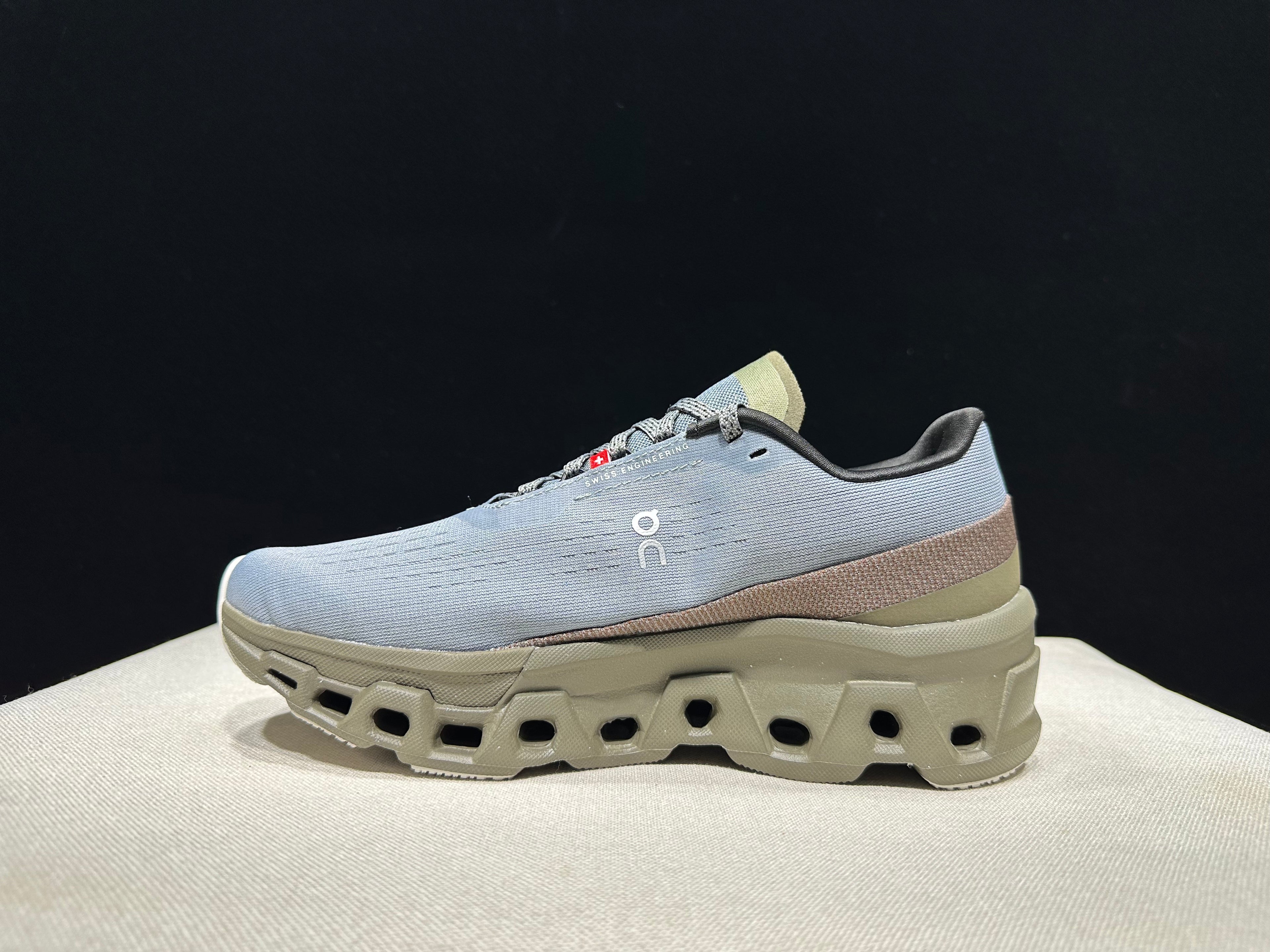 On x Pleasures x The Loop Cloudmonster 2 'Mist/Olive'