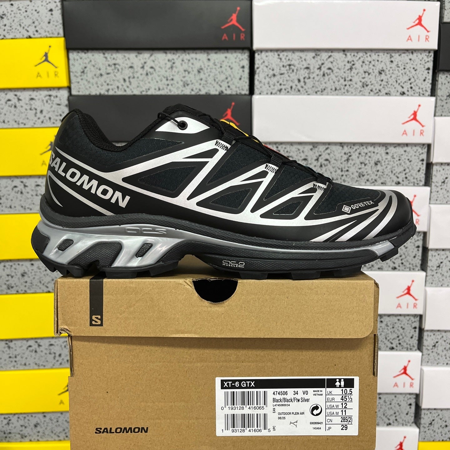 SALOMON-XT-6 Gore-Tex 'Black Ftw Silver'