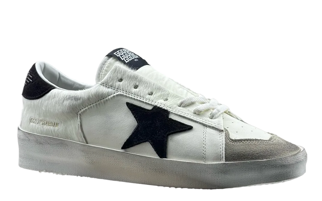 Golden Goose Stardan 'Black Suede Star & Heel Tab'