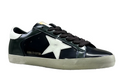 Golden Goose Super-Star LTD 'Green/Black Leather White Star & Heel Tab'