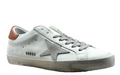 Golden Goose Super-Star 'Grey Suede Star/Brown Heel Tab'