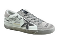 Golden Goose Super-Star 'Texas Journey Grey Suede Star & Heel Tab'