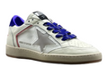 Golden Goose Ball-Star LTD 'Matte Grey Star/Roya Blue Heal Tab'