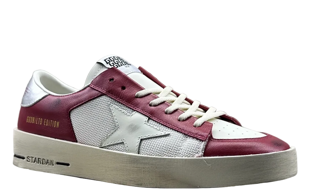 Golden Goose Stardan 'Mesh Grey Star/Silver Metallic Heel Tab'