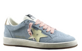 Golden Goose Ball-Star 'Misty Blue Suede Beige Star/Gold Heel Tab'
