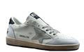Golden Goose Ball-Star 'White Nappa Leather Grey Suede Star/Black Heel Tab'