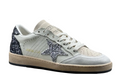 Golden Goose Ball-Star 'Silver Glitter Star/Black Glitter Heel Tab'