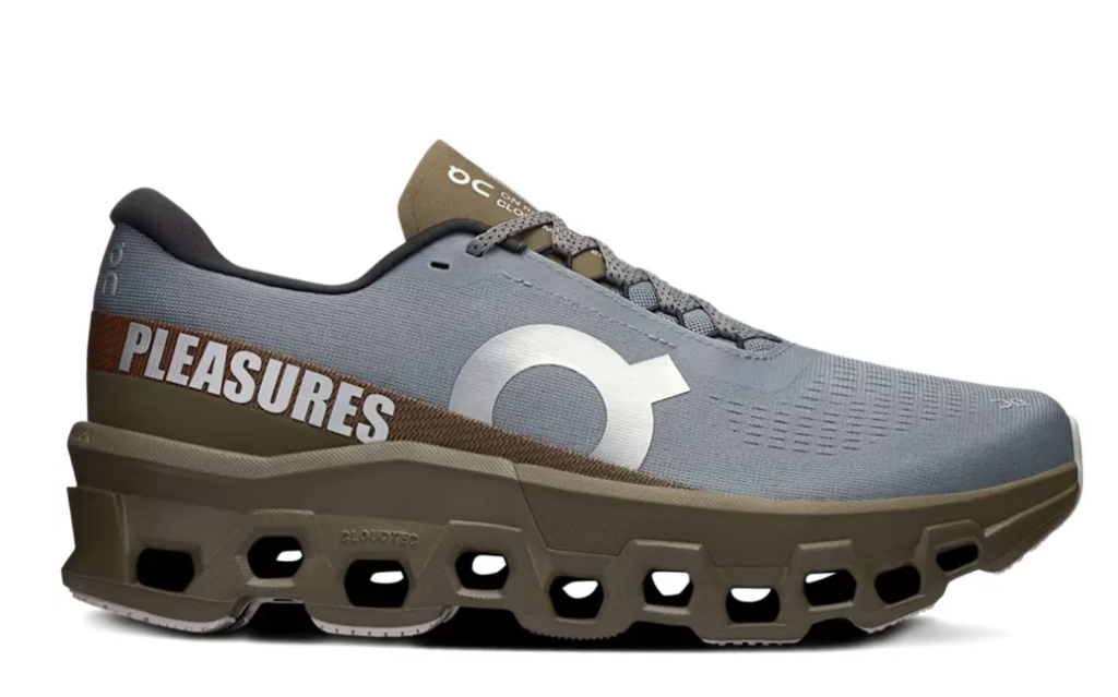 On x Pleasures x The Loop Cloudmonster 2 'Mist/Olive'
