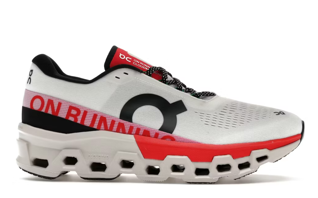 ON - Cloudmonster 2 'Ivory Silver Red'