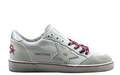 Golden Goose Ball-Star LTD 'White Crocodile Print Leather Star/Silver Heel Tab'