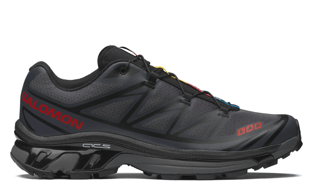 SALOMON-XT-6 JJJJound 'Black Fiery Red'