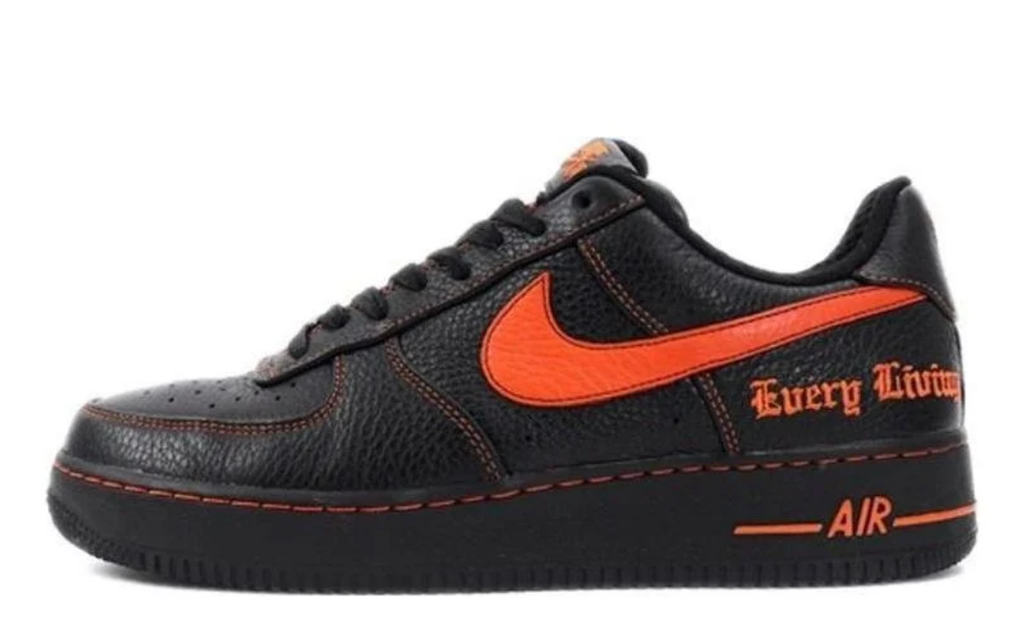 Nike Air Force 1 Low x VLONE 'Black Total Orange'