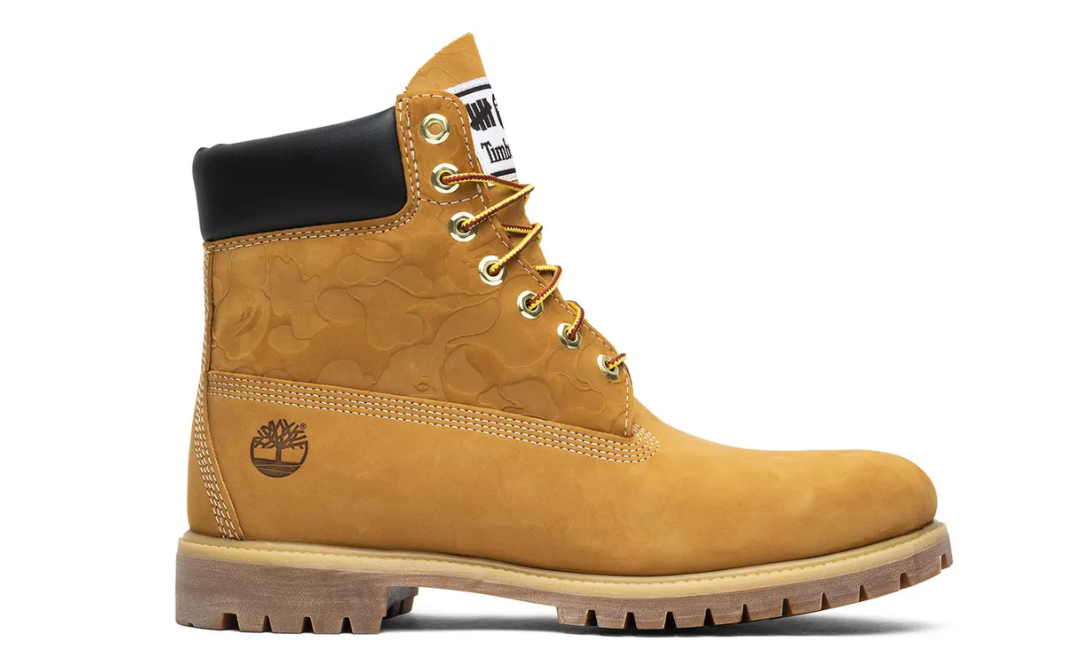 Timberland x A Bathing Ape x Undefeated 6 Inch 'Wheat'