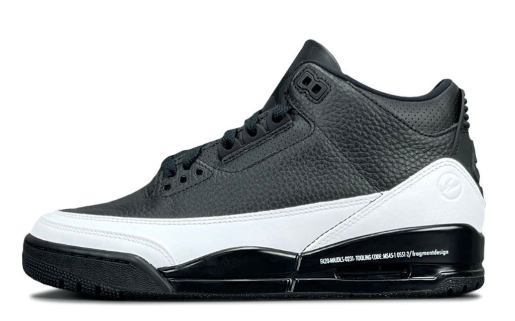 Fragment Design x Air Jordan 3 'Black/White'