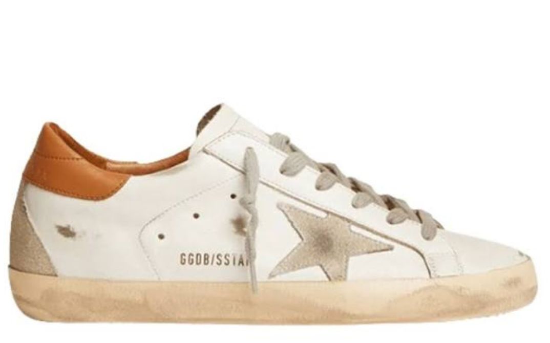 Golden Goose Super-Star 'Suede Star/Brown Heel Tab'