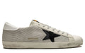 Golden Goose Super-Star 'Light Grey Mesh Black Star/White Heel Tab'