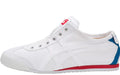 Onitsuka Tiger Mexico 66 Slip-On sneakers white canvas upper with blue and red tricolor accents - TG version