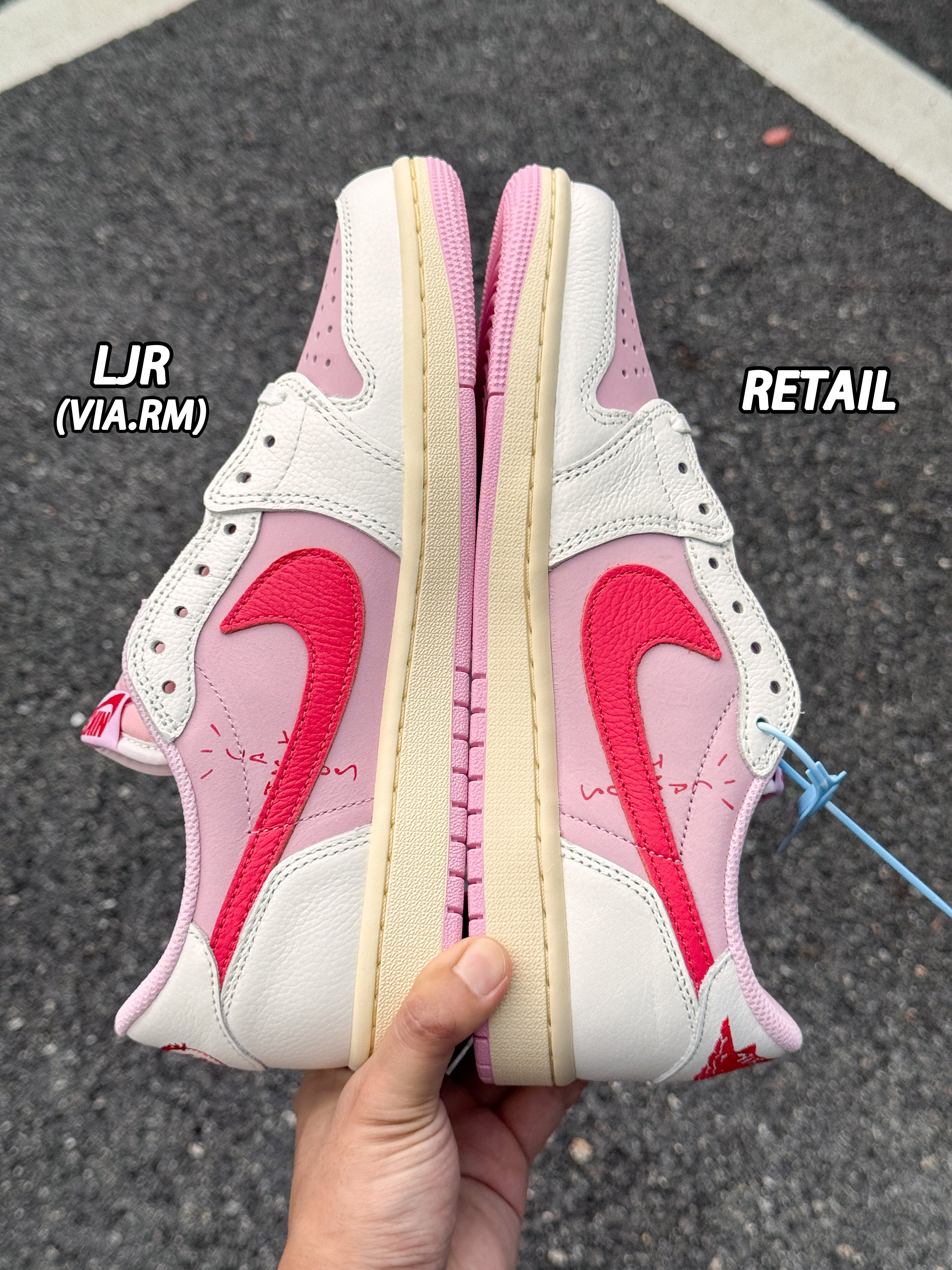 Jordan 1 Low OG x Travis Scott 'Tropical Pink'