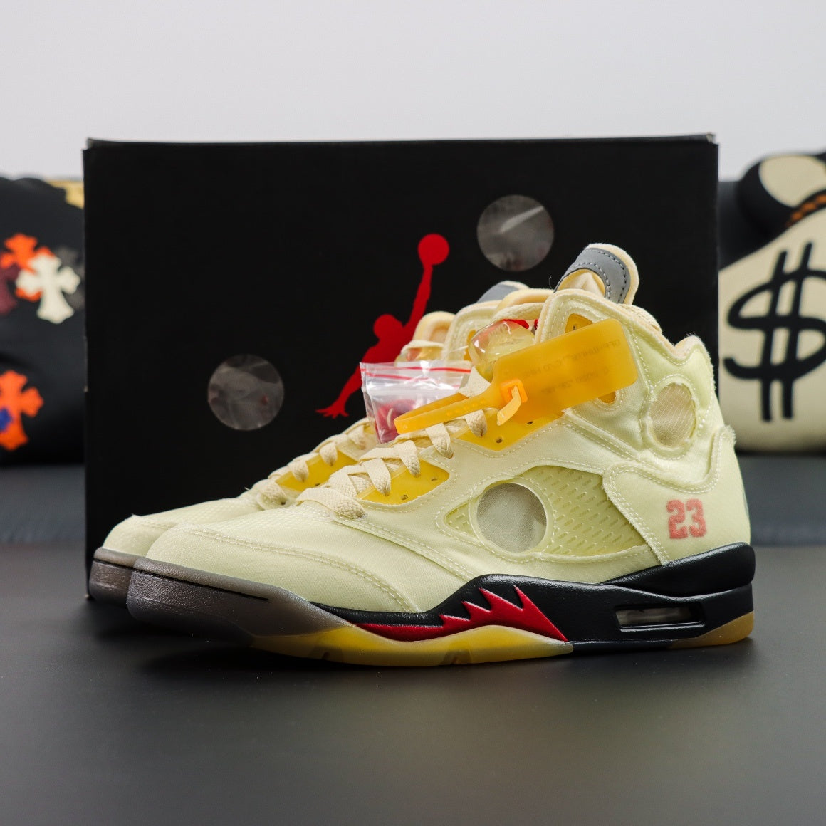 Jordan 5 x Off-White Retro 'Sail'