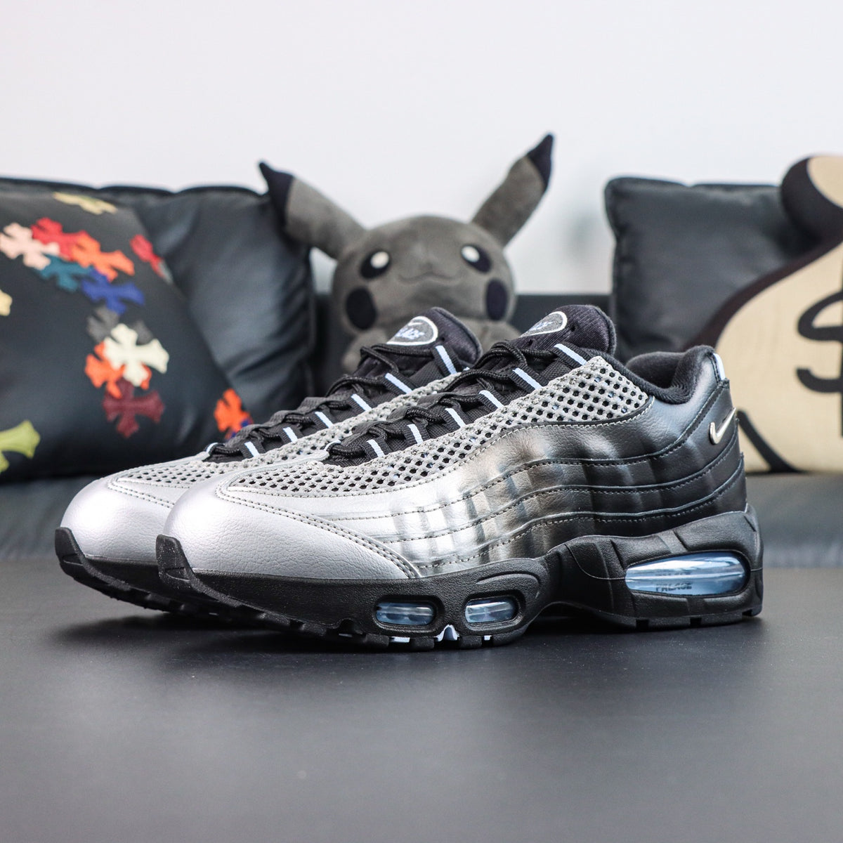 Nike Air Max 95 Big Bubble x Palace 'Metallic Silver'