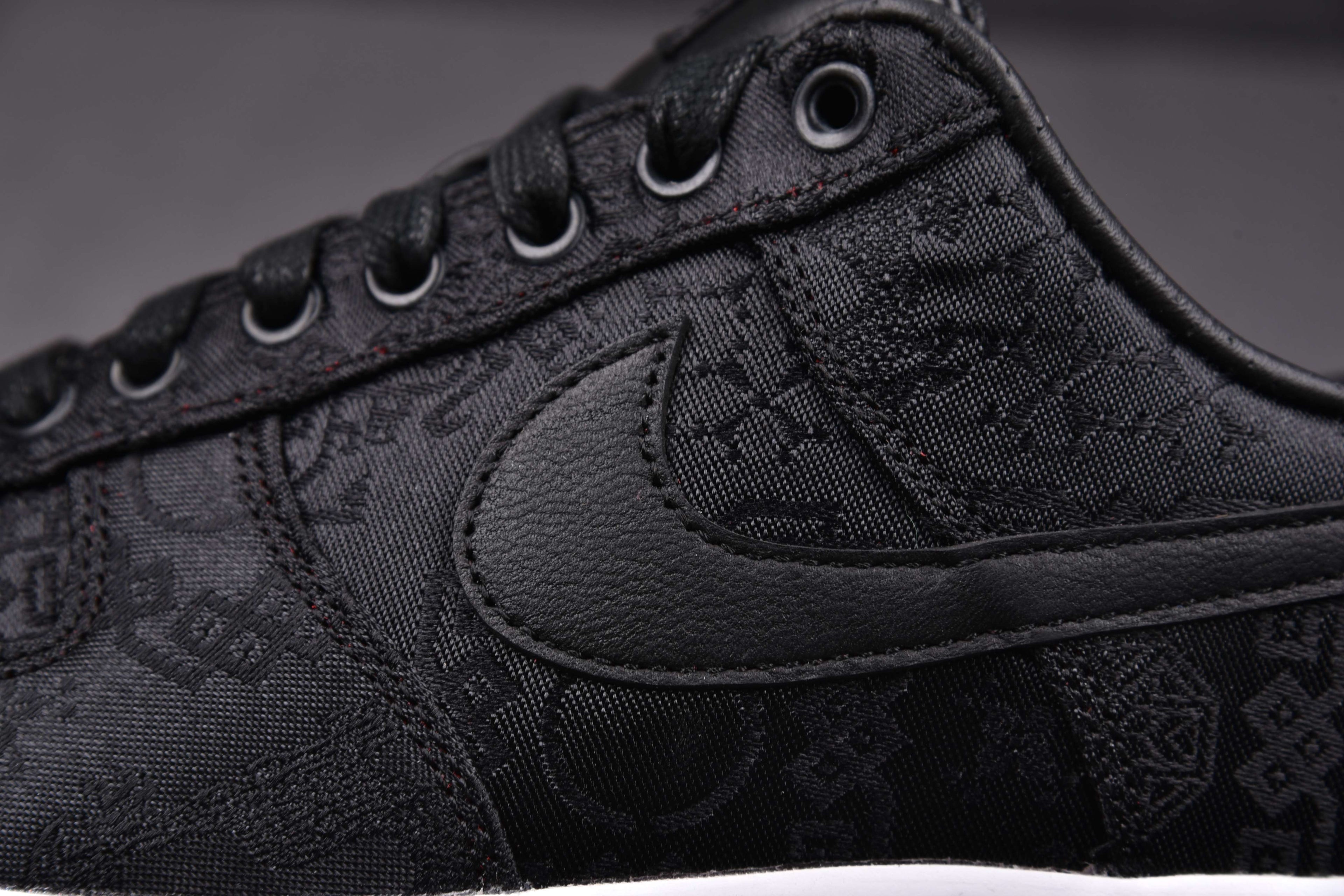 Nike Air Force 1 Low x Fragment Design x CLOT 'Black Silk'