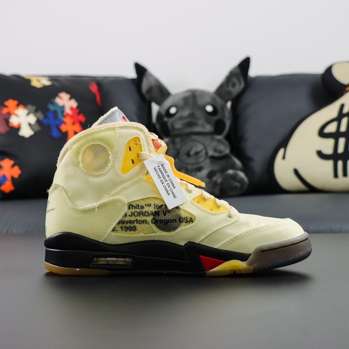 Jordan 5 x Off-White Retro 'Sail'