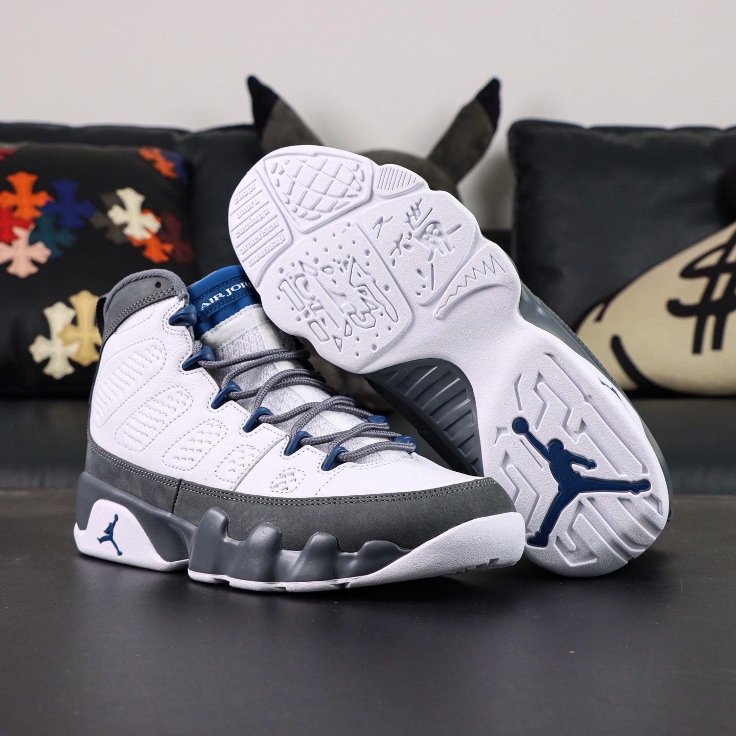 Jordan 9 Retro 'Flint Grey French Blue'