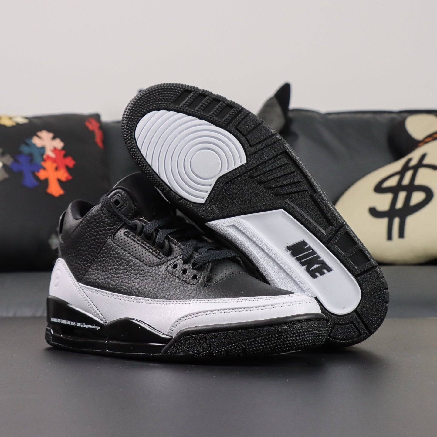 Fragment Design x Air Jordan 3 'Black/White'