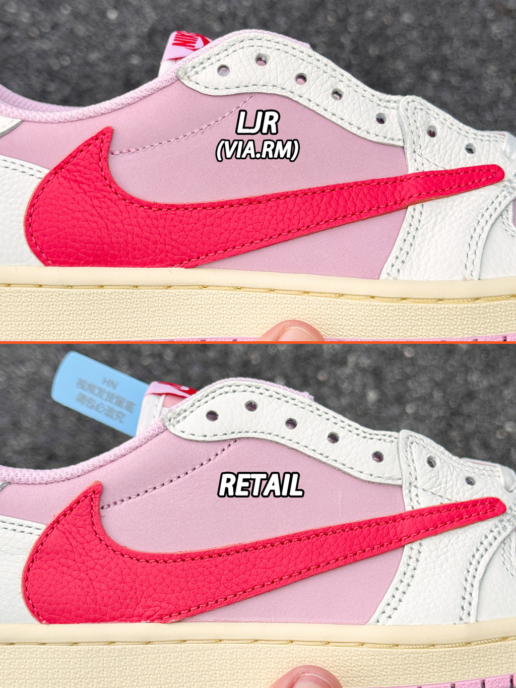 Jordan 1 Low OG x Travis Scott 'Tropical Pink'
